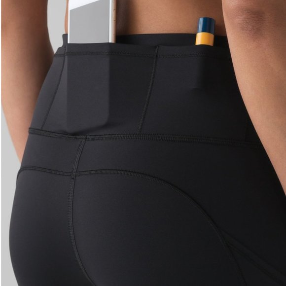 Lululemon Fast & Free Crop 19" - Size 4, Black - Picture 2 of 6